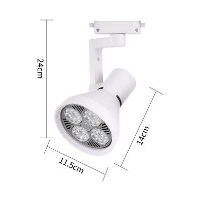 China Modern Energy Saving Spot COB LED Track Lighting 35W PAR30s Led Track Light Adjustable Lights for sale