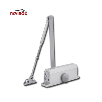 China modern square back door closer china hardware factory hydraulic door closer 60-80kg for aluminum door for sale