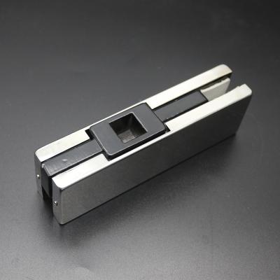 China Lower Mounting Glass Door Glass Door Flange Door Fitting Aluminum Stainless Steel Door Glass Flange Body Square Patch Fixture for sale