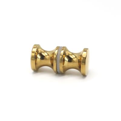 China Modern Gold Color Door Knob Like Small Glass Knob Bathroom Knob for sale