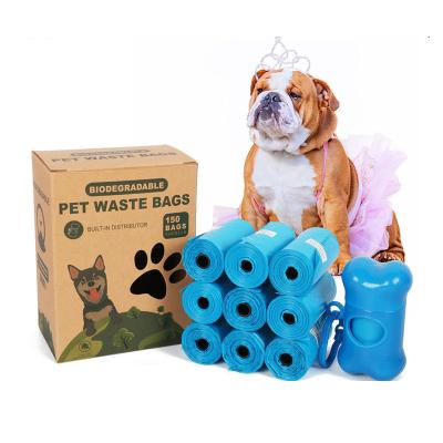 China Eco Friendly Custom Printed Biodegradable Compostable Stocked PPI Dog Poop Bags for sale