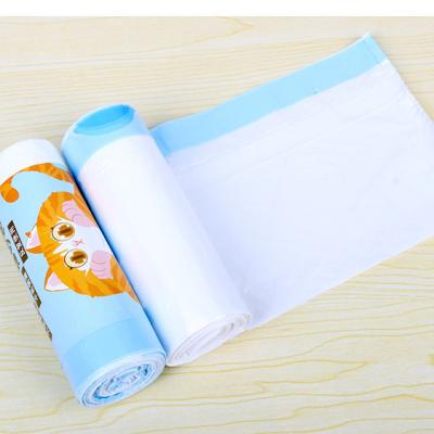 China Large Drawstring Cat Litter Bags Portable Thicken Cat Litter Plastic Bags of Viable Trash Liners for sale