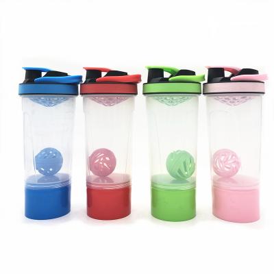 China Viable wholesale custom logo print bpa free gym bottle shaker for sale