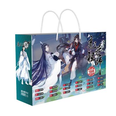 China Color Print Packaging Animation Lucky Portable Gift Bag Anime Smooth Lamination Peripheral Paper Poster for sale