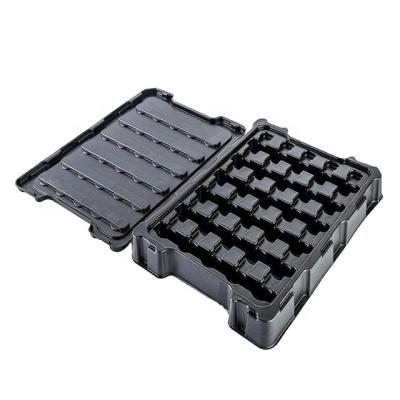 China Samples Offered Tray Type Disposable Plastic Tray Serving Plastic Square Shallow Disposable Custom Accept Material Origin for sale