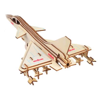 China Eco-friendly laser cutting eco-friendly wooden 3d puzzle for educational toys wooden puzzle toy for sale