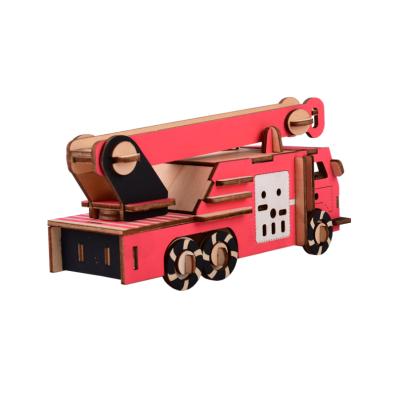 China Eco-friendly car toys wholesale multilayer pull puzzle 3d puzzle laser cut car puzzle for sale