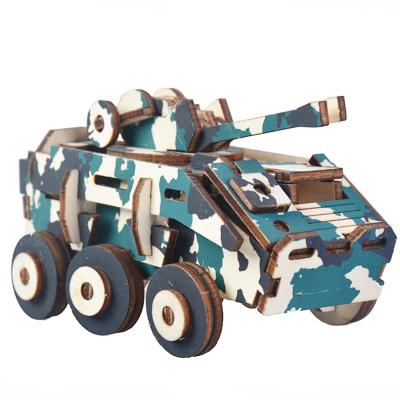 China Eco-friendly Laser Cutting Laser Cutting Educational Wooden 3d Puzzle Traffic Vehicles Puzzle Set Adult Puzzle Games for sale