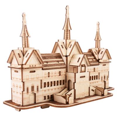 China World famous laser cut building eco-friendly sale THAILAND STYLING a 3d puzzle for sale