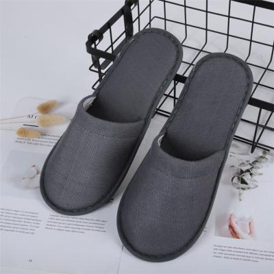 China Non-woven Hotel Logo Terry Toweling Disposable Slippers Hotel Guest Slippers Lightweight Custom Non-Slip Disposable Home Women Men Slippers for sale