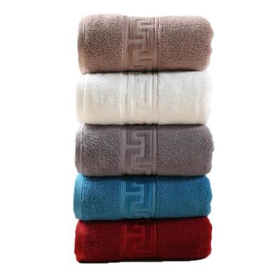 China 80*160cm Large Bath Towel Long-staple Design Adult Classic Cotton Bath Towel Bath Towel Viable Pima Cotton for sale