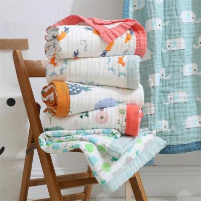 China 120*150cm Disposable Muslin Wrap Baby Blankets 100% Cotton Wrap Wrap For Kids Children Bedding Newborn Blanket for sale