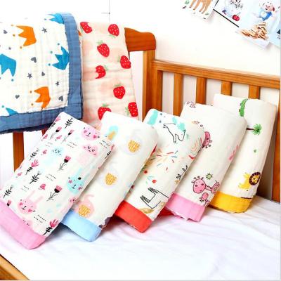 China PORTABLE 100% cotton six layer muslin baby blankets cotton baby blanket newborn muslin blanket for sale