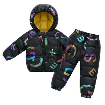 China Wholesale Customizable Girl Customizable Customized Wholesale Kids Winter Set Cotton Pants Jacket Comfortable Boy Set for sale