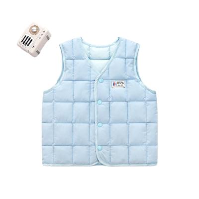 China Custom Made Plaid Vest Boys Breathable Vest Children Kids Winter Cotton Vest Color Sleeveless Vest for sale