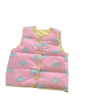 China Baby Toddler Autumn Breathable Winter Down Vest Kids Tank Tops Boy Sleeveless Jacket Wholesale Girls Invest for sale