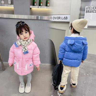 China Wholesale Boys Kids Winter Cotton Sustainable Garment Factory Girls Coats Boys Warm Coats for sale