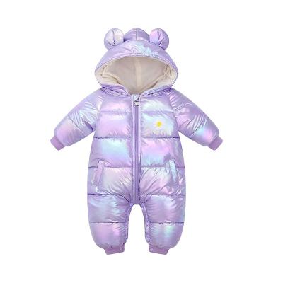 China 100% Polyester Winter Thickened Cotton Baby Clothes Newborn Colorful Baby Clothes Custom Made Coat for sale