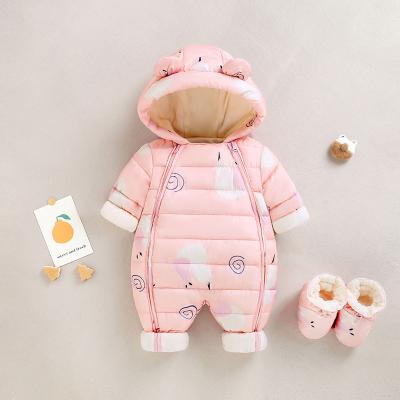 China Baby Winter Newborn Soft Comfy Cloth Infant Soft Comfy Baby Girls Spandex/Polyester Boutique Clothing 0-12months for sale