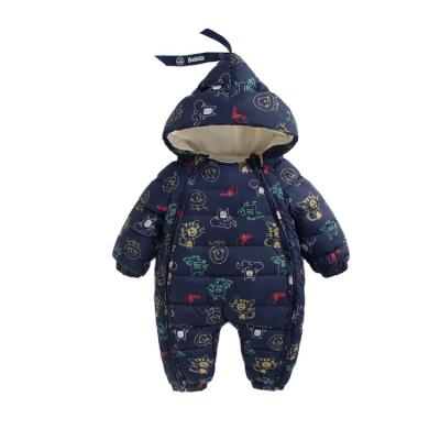 China Newborn Baby Coat Baby Wool Lamb Jacket Cotton Spandex/Polyester Winter Crawling Clothes for sale