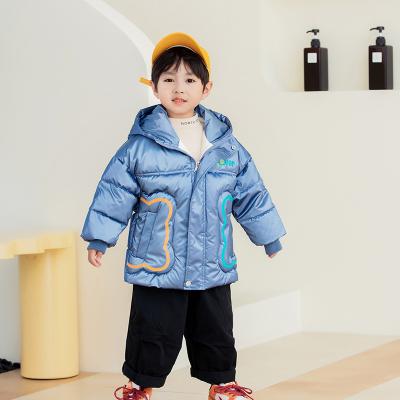 China Sustainable Cool Boy Winter Coat Kids Waterproof Jacket Cotton Toddler Spring Coat Thick Boy Coat for sale