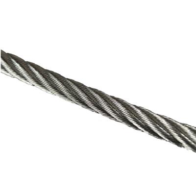 China Factory supply internal brake line various size galvanized steel wire rope carbon steel wire rope stainless steel wire rope with good price for sale