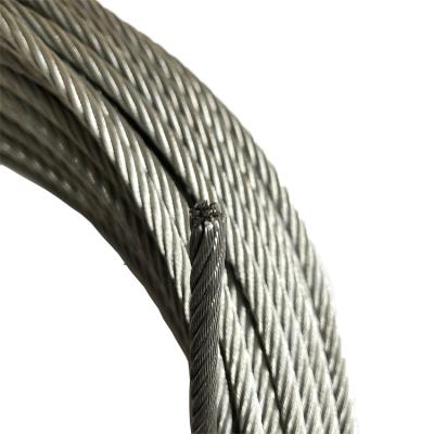 China Construction Professional Standard Galvanized Steel Wire Rope For Clutch Line for sale