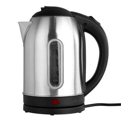 China 360 Degree Rotation Low Electric Kettle 1.7 Liter Hot Water Boiler 2500 Watt Tea Maker BPA Free Portable Fast Heating Element for sale