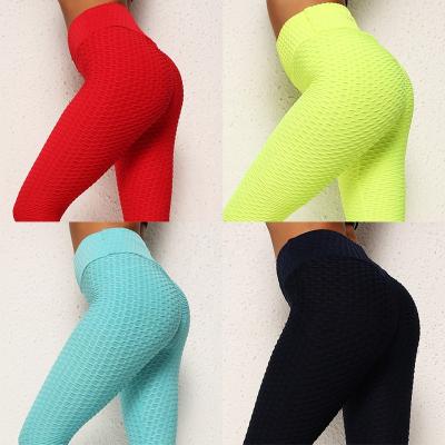 China Breathable Ladies Fitness Gaiters Women High Waist Workout Lift Up Pants Solid Custom Hips Slim Fit Plus Size Sports Gaiters for sale