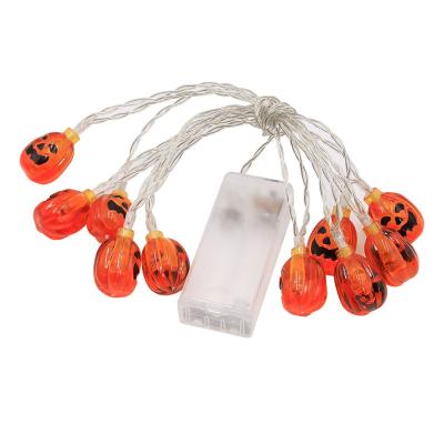 China Wholesale Halloween Design Halloween Party Decoration Pumpkin Lamp String Light Halloween Ghost Led String Lights For Holiday Home Decor for sale