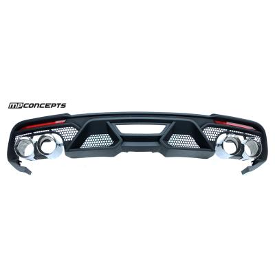 China MP Concepts Quad Exhaust GT500 Rear Diffuser with Quad Tips for Mustang Mustang (Mustang 18-19) for sale