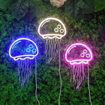 China Waterproof LED Modules Wholesale Jellyfish Led Neon Pet Store Swimming Stadium Sign Children Gift Custom Neon Sign for sale