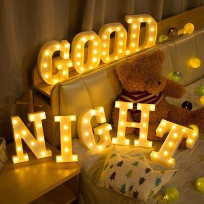 China New Romantic Waterproof LED Modules Generation Letter Digital Number DIY Light Valentine Wedding Event Decor Birthday Party Led Letter Sign for sale