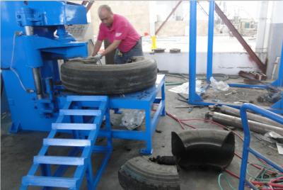 China QDJ-1200 Tire Cutter Tire Shear Waste Tire Recycling Machines for sale