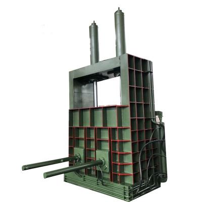 China Vertical scrap metal of steel copper aluminum baler Vertical Scrap Baler Used For Soft metal Plastic Waste Paper Baling for sale