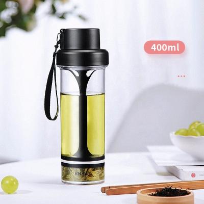 China A infusão exterior Tritan do fruto ostenta a garrafa de água 400ML para adultos à venda