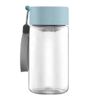 China Leakproof 350ML Fruit Infuser Bottle , Portable Glass Infuser Water Bottle for sale