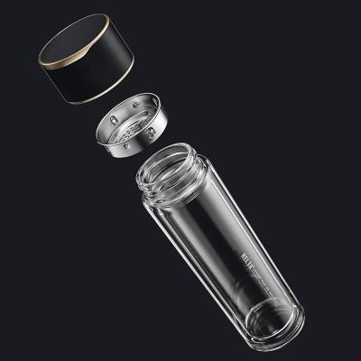 China Nontoxic Borosilicate Water Bottle for sale