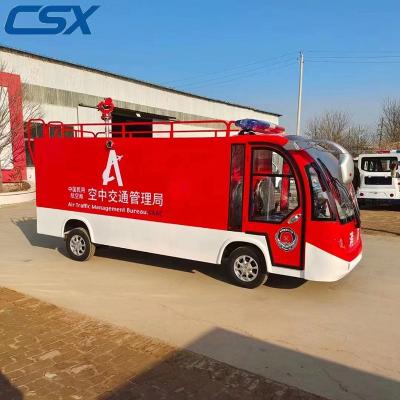 China 4 Wheeler Mini Electric Drive Fire Truck Mini Electric Fire Fighting Truck Electric Rescue Rescue Engineering Vehicles 4.2*1.5*2.3m for sale