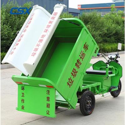 China China CE Approved Hotels Recycling Electric Garbage Bins Transfer Truck With Low Noise for sale