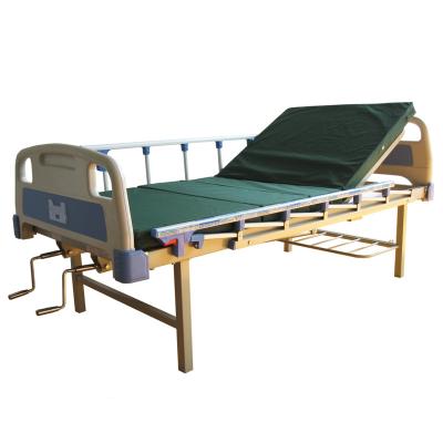 China Manual Bunk Bed ABS Plastic 2 Function Metal Hospital Ward Bed for sale