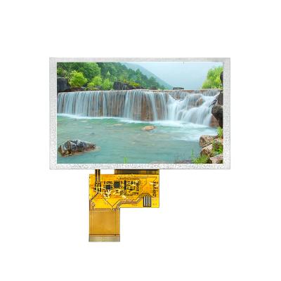 China 5 Inch 480*272 Resolution TFT RGB Interface Optional Resistive Luminance 350 CD/M^2 5.0 Inch Touch Screen LCD Display Module for sale