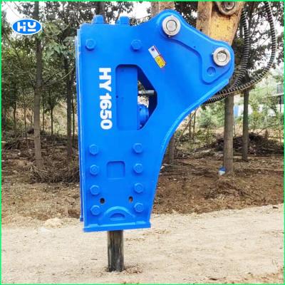 China Demolition Side Hydraulic Concrete Breaker Hammer Rock Chisel 40ton 135mm 140mm for sale