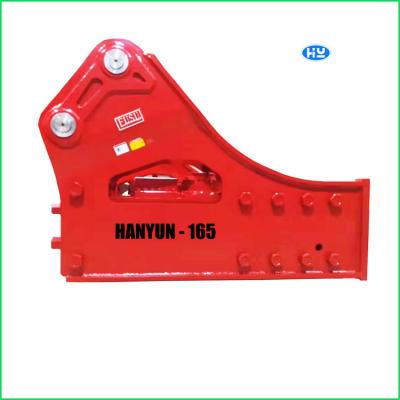 China 165mm Chisels Hydraulic Breaker Hammers Excavator Heat Treatment for sale