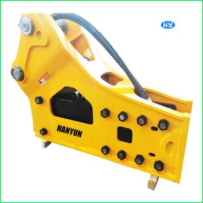 China Backhoe Concrete Skid Steer Breaker Hammer Heat Treatment for sale