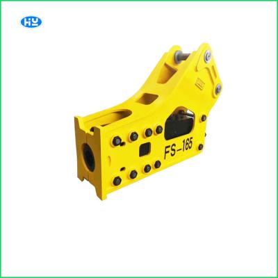 China Mining Concrete Breaker Hammer 35-40T 165mm Chisels Concrete Breaker For Mini Excavator for sale