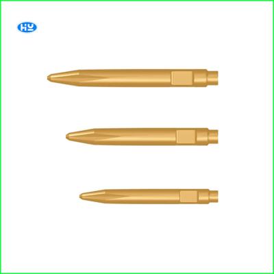 China 42CRMO Conical Hydraulic Concrete Breaker Bits Chisel 165mm Heat Treatment for sale