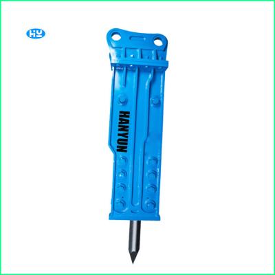 China Blue 85mm Chisel Hydraulic Rock Breaker Skid Steer Excavator Hydraulic Hammer for sale