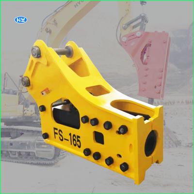 China Skid Steer Jack Hydraulic Excavator Breaker 165mm Chisel 30t Excavator Rock Hammer for sale