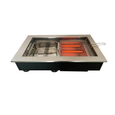 China Cheap Pot Price Rotisserie Pot Grill Gas Muzzle Table Grill Korean Commercial Hot Korean BBQ Grill for sale